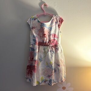 Girls GAP kids dress floral size small